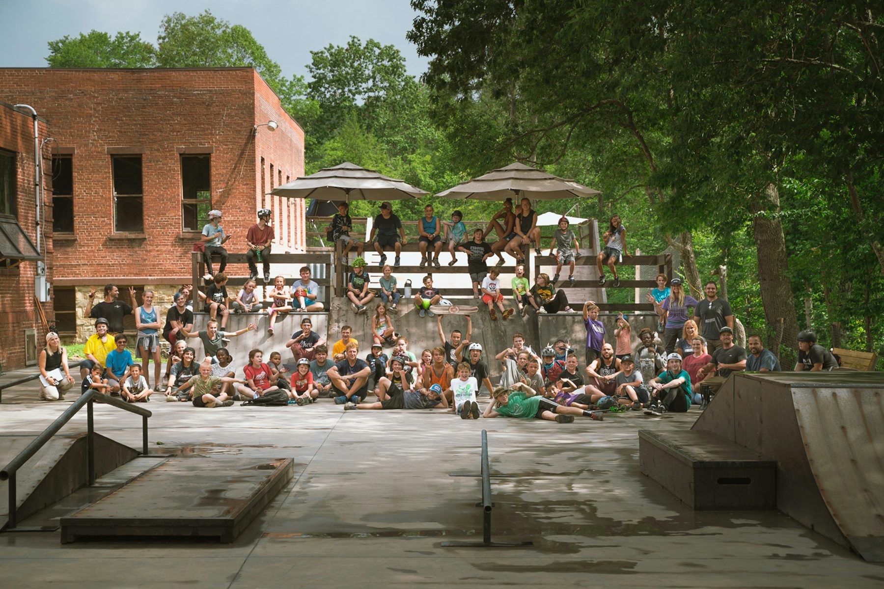 Camp ROYAL action sports group photo