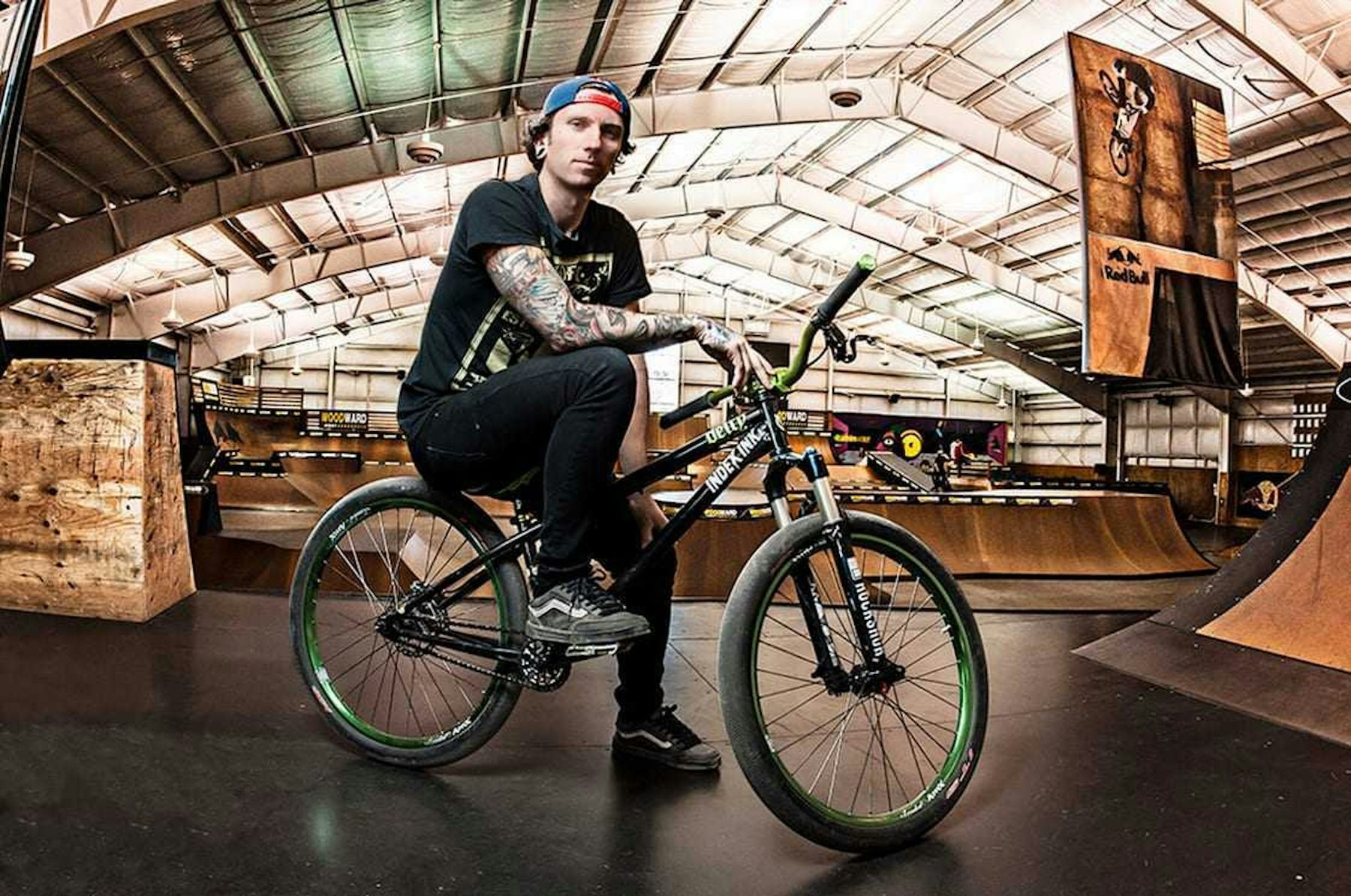 Mountain Biker Jake Kinney Inside Enterprise At Woodward — Camp ROYAL