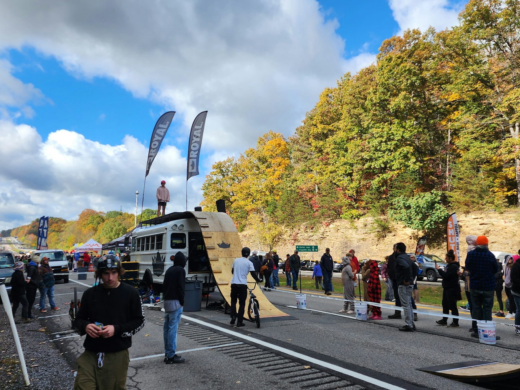 On The Move Mobile Camp Bus Action Sports — Camp ROYAL