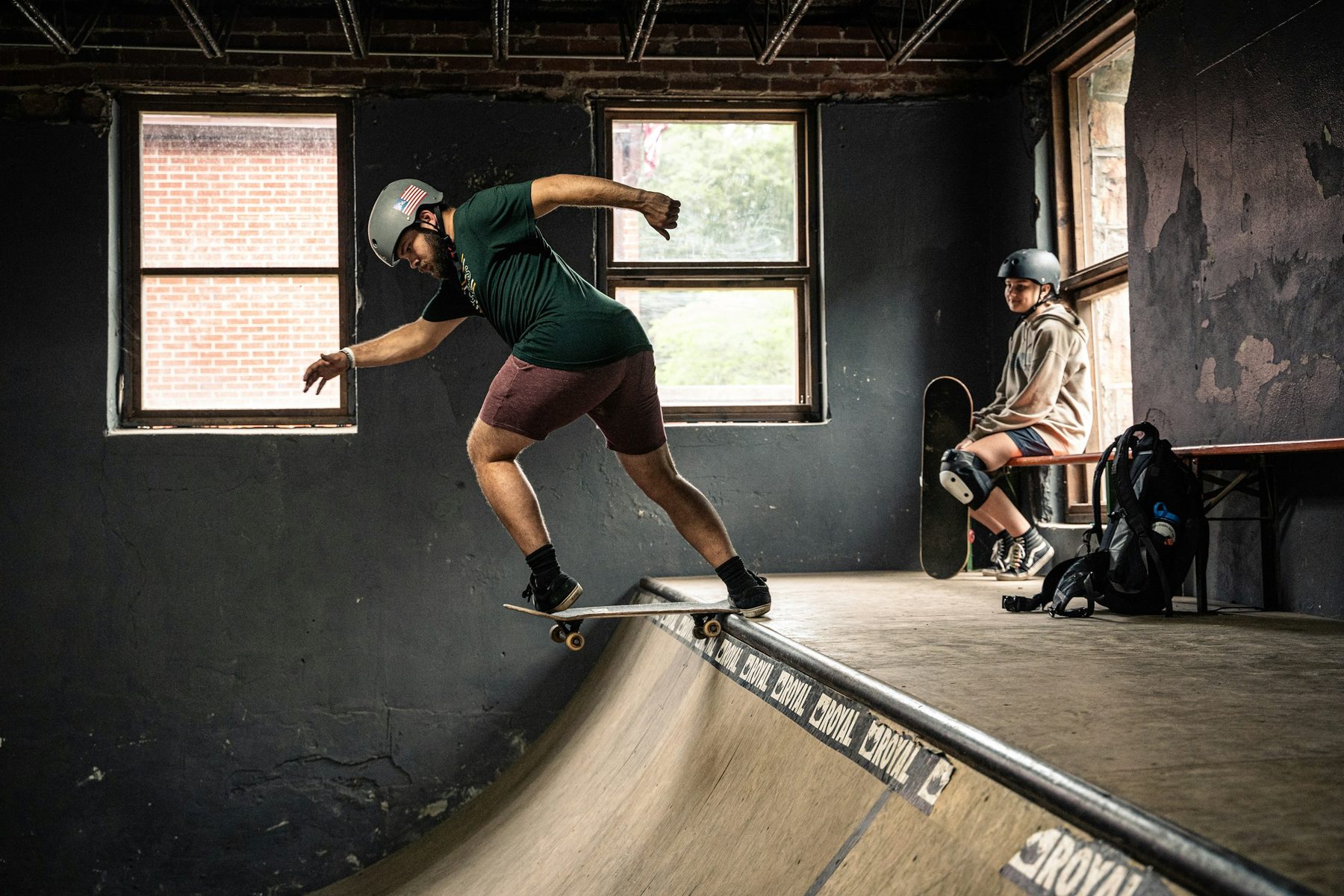 Skateboard Drop Pipe Basement Coach — Camp ROYAL